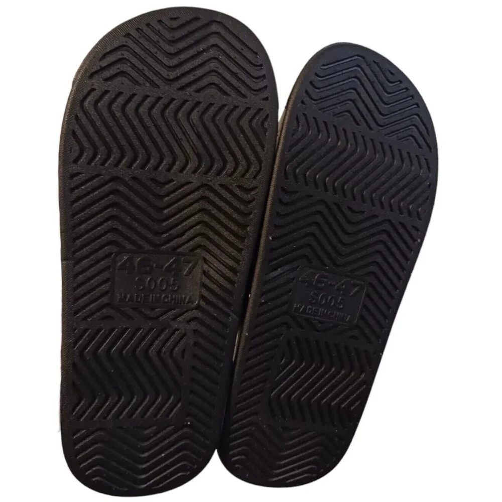 Non Slip-SPORT(Shower/Bedroom/Outdoor)-(Slippers)-(Black)-(Size 10.5)-(New)-$25 - Picture 6 of 6